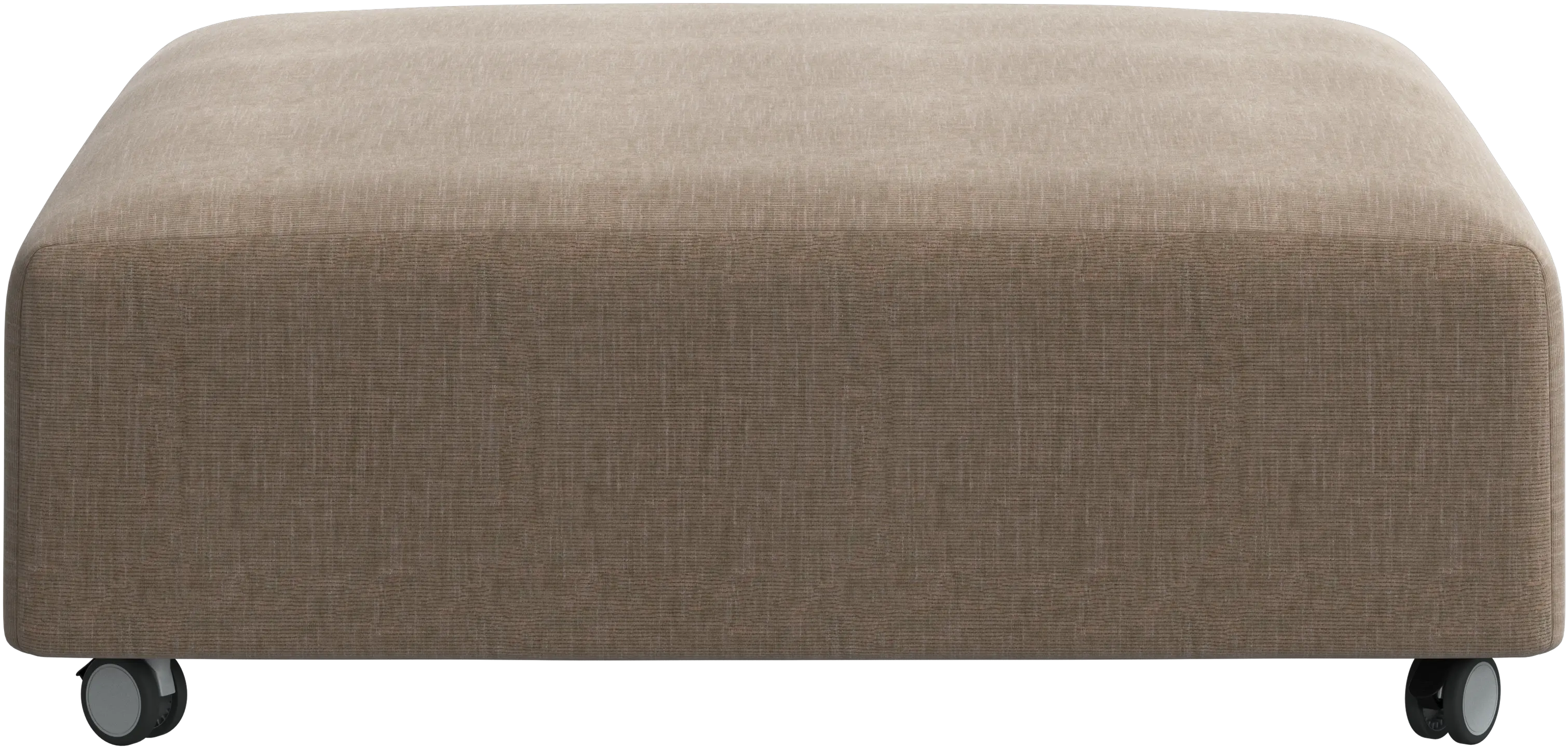 Hampton pouf on wheels